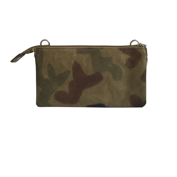 Unika taske i army grøn - crossover taske i skind - skuldertaske - Cosystyle