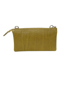Flot crossover clutch i olivengrøn - Skindtaske i høj kvalitet - Unika taske fra Cosystyle
