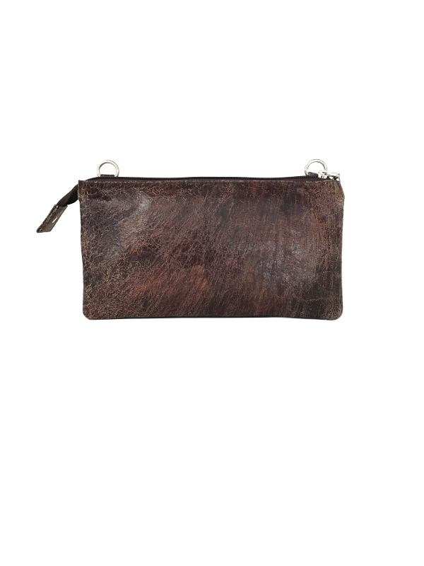 Lækker rustik crossover clutch - Unika taske fra Cosystyle