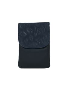 Blå mobiltaske i dejlig blødt lammeskind - Unika taske fra Cosystyle