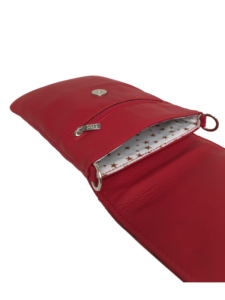 Smuk rød crossover mobiltaske i cool design - Unika taske fra Cosystyle