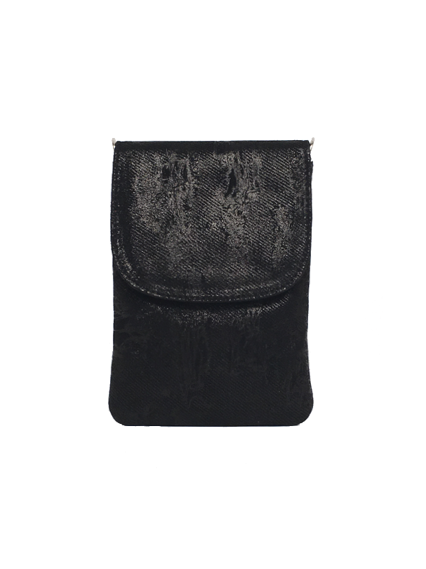 Smuk sort mobiltaske i elagant skind - Unika taske fra Cosystyle