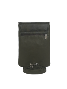 Army grøn mobiltaske i lammeskind - Unika tasker fra Cosystyle