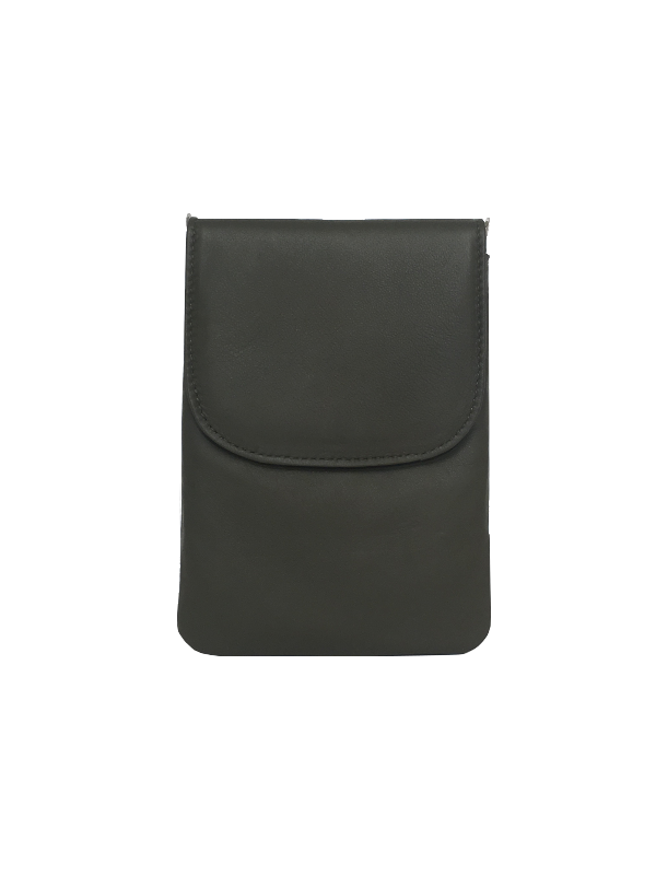 Militærgrøn mobiltaske i lammeskind - Unika tasker fra Cosystyle