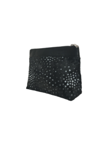 Smuk sort Makeup taske i gedeskind - Unika skindtaske fra Cosystyle